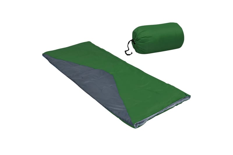 sovepose 1100 g 10 °C rektangulær grøn - Grøn - Sport & fritid - Camping & vandring - Friluftsudstyr - Sovepose