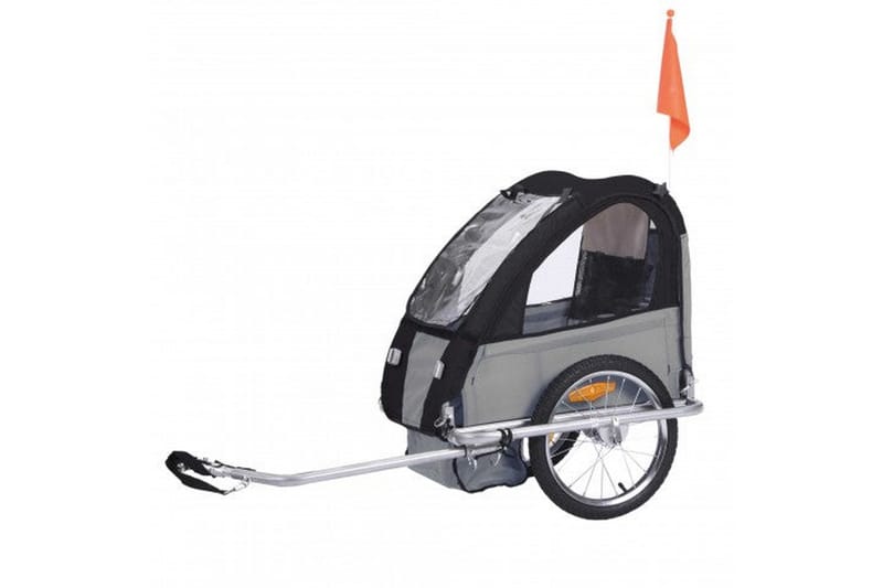 Trekker Transportvogn til Cykel 1 pers - Sort|Grå - Sport & fritid - Camping & vandring - Friluftsudstyr