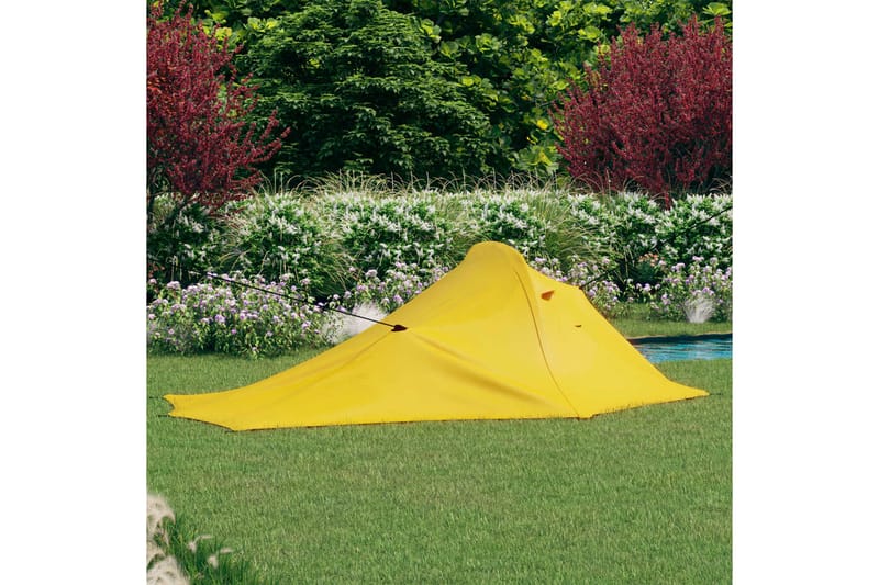 campingtelt 317x240x100 cm gul - Gul - Sport & fritid - Camping & vandring - Telt - Campingtelt