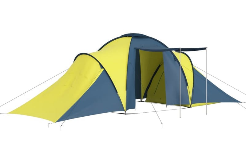 campingtelt 6 personer blå og gul - Blå - Sport & fritid - Camping & vandring - Telt - Familietelt