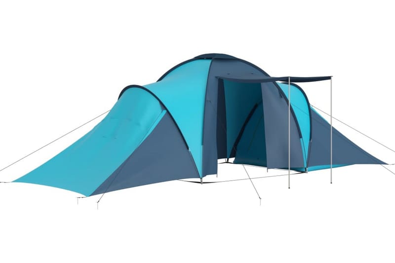campingtelt 6 personer blå og lyseblå - Blå - Sport & fritid - Camping & vandring - Telt - Familietelt