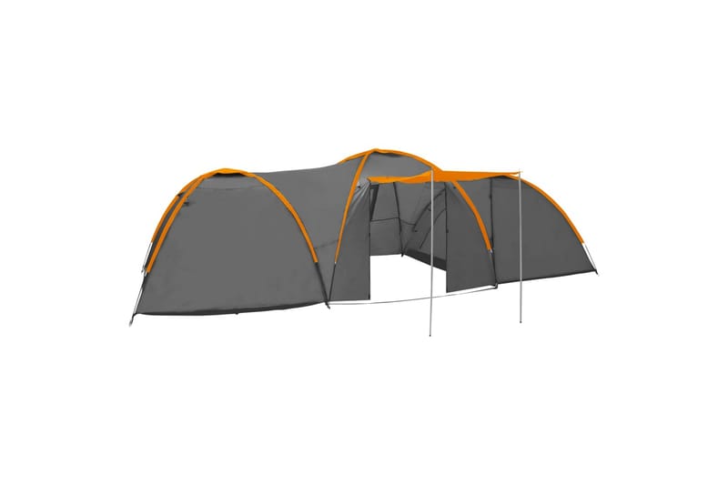 campingtelt 8-personers 650x240x190 cm iglofacon - Grå - Sport & fritid - Camping & vandring - Telt - Campingtelt