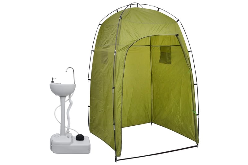 transportabel campinghåndvask med telt 20 l - Sport & fritid - Camping & vandring - Telt - Campingtelt