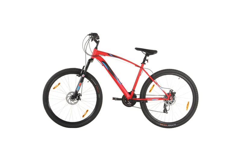 mountainbike 21 gear 29 tommer hjul 48 cm stel rød - Rød - Sport & fritid - Friluftsliv - Cykler - Mountainbike