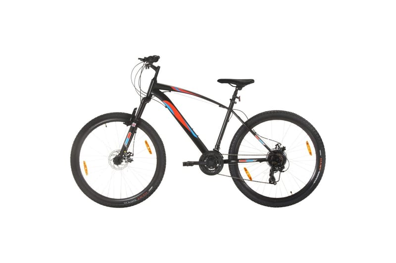 mountainbike 21 gear 29 tommer hjul 48 cm stel sort - Sort - Sport & fritid - Friluftsliv - Cykler - Mountainbike