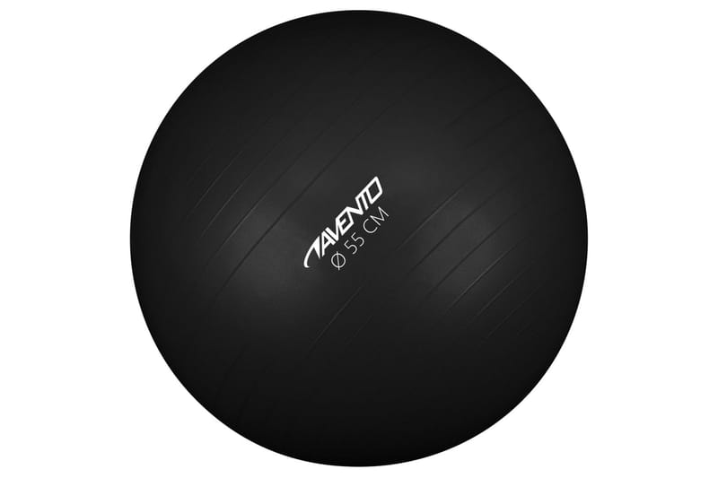Avento træningsbold diam. 55 cm sort - Sort - Sport & fritid - Hjemmetræning - Træningsredskaber - Pilatesbold