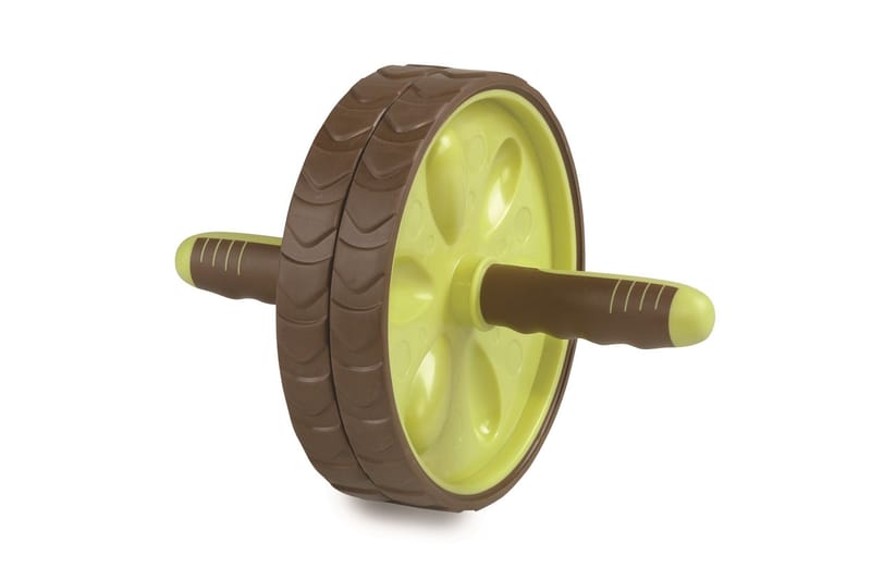 Ecobody Ab Wheel - Grøn|Brun - Sport & fritid - Hjemmetræning - Træningsredskaber - Træningshjul & mavehjul