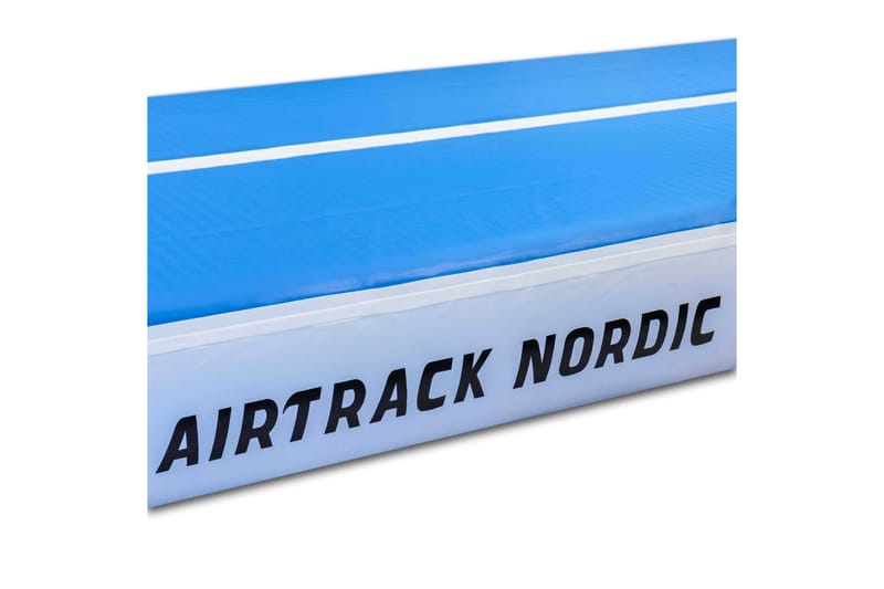 Airtrack Nordic Deluxe 6x1 m - Blå|Hvid - Sport & fritid - Hjemmetræning - Træningsredskaber