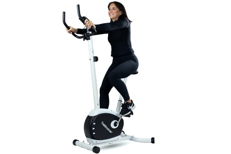Motionscykel Ekstra høj sadel og styr svinghjul - Hvid - Sport & fritid - Hjemmetræning - Træningsmaskiner - Motionscykel & spinningcykel