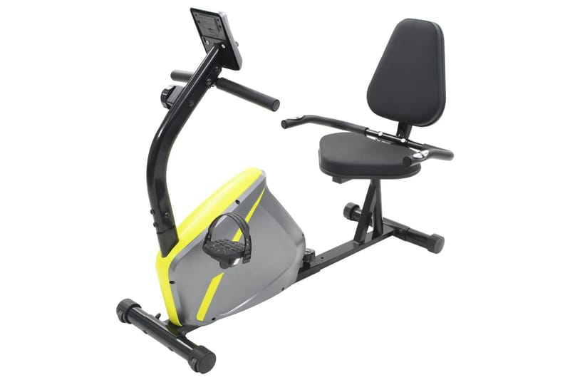 magnetisk liggende motionscykel med pulsmåler - Sport & fritid - Hjemmetræning - Træningsmaskiner - Motionscykel & spinningcykel