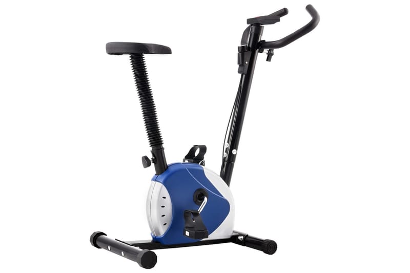 Motionscykel med båndmodstand blå - Blå - Sport & fritid - Hjemmetræning - Træningsmaskiner - Motionscykel & spinningcykel