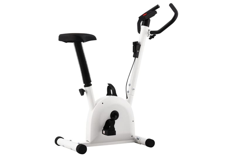 Motionscykel Med Båndmodstand Hvid - Hvid - Sport & fritid - Hjemmetræning - Træningsmaskiner - Motionscykel & spinningcykel