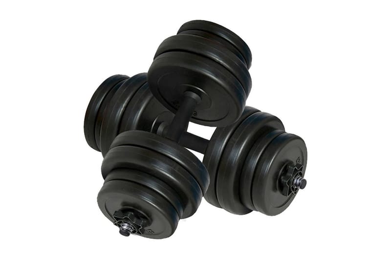 Håndvægte 2 X 15 Kg - Sort - Sport & fritid - Hjemmetræning - Vægte & vægtstænger - Håndvægte & håndvægtstænger