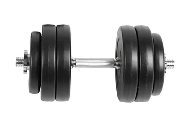 Håndvægtsæt 18 Dele 30 Kg - Sort - Sport & fritid - Hjemmetræning - Vægte & vægtstænger - Håndvægte & håndvægtstænger