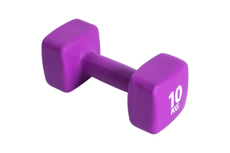 Pure2Improve håndvægt 10 kg neopren lilla - Violet - Sport & fritid - Hjemmetræning - Vægte & vægtstænger - Håndvægte & håndvægtstænger