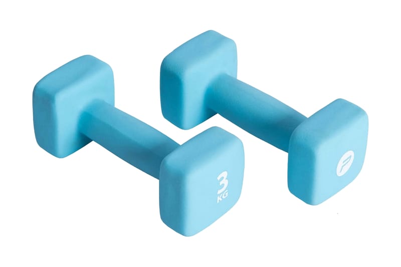 Pure2Improve håndvægtsæt 2 x 3 kg neopren blå - Blå - Sport & fritid - Hjemmetræning - Vægte & vægtstænger - Håndvægte & håndvægtstænger