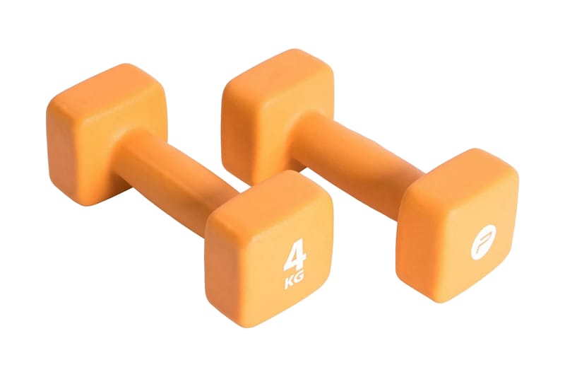 Pure2Improve håndvægtsæt 2 x 4 kg neopren orange - Orange - Sport & fritid - Hjemmetræning - Vægte & vægtstænger - Håndvægte & håndvægtstænger