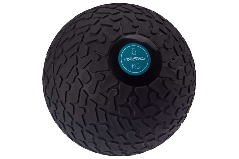Avento slamball med tekstur 6 kg sort - Sort - Sport & fritid - Hjemmetræning - Vægte & vægtstænger - Medicinbold