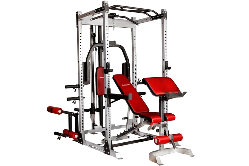 Vægtstangsstativ med træningsbænk - Sport & fritid - Hjemmetræning - Vægte & vægtstænger - Vægtstangsæt