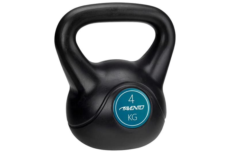 Avento kettlebell 4 kg syntetisk - Sort - Sport & fritid - Hjemmetræning - Vægte & vægtstænger