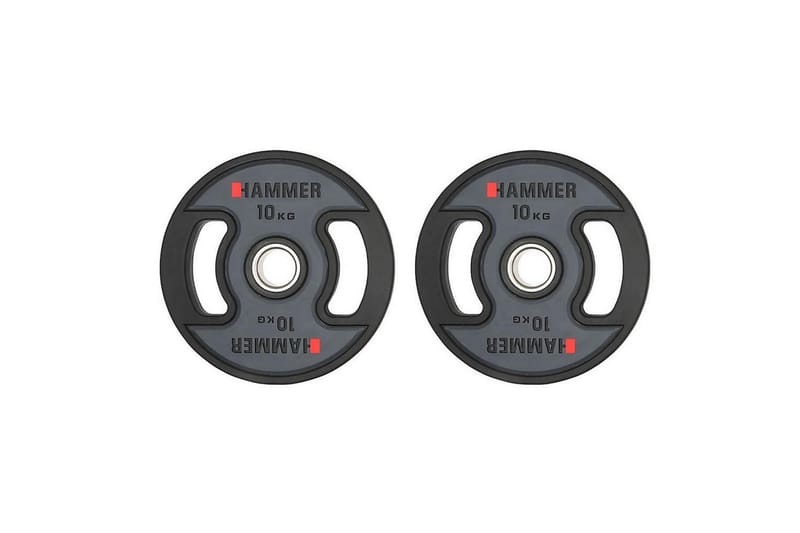 Hammer PU weight discs - Sport & fritid - Hjemmetræning - Vægte & vægtstænger - Vægtskiver