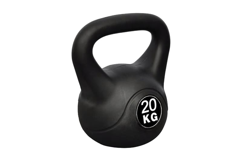Kettlebell 20 Kg - Sort - Sport & fritid - Hjemmetræning - Vægte & vægtstænger - Kettlebells