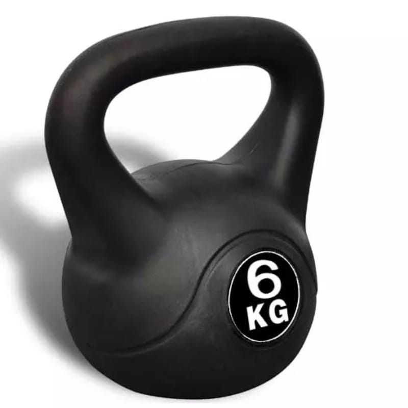 Kettlebell Workout 6 Kg - Sort - Sport & fritid - Hjemmetræning - Vægte & vægtstænger - Kettlebells