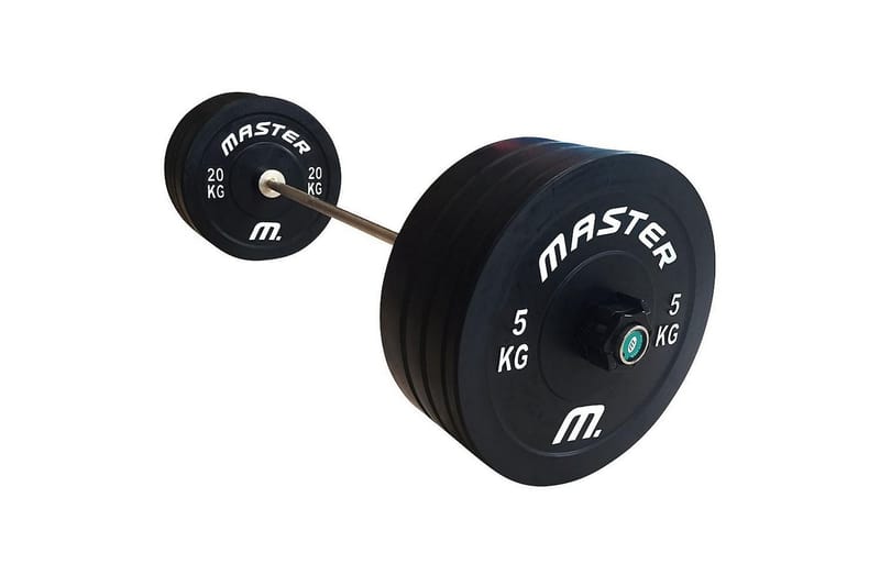 Master Barbell sæt Crossfit 100 kg - Sport & fritid - Hjemmetræning - Vægte & vægtstænger
