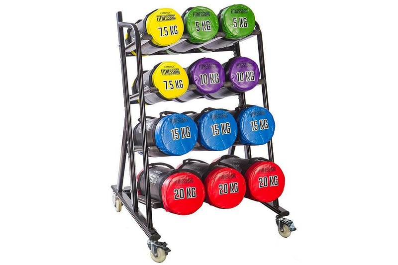 Sæt Gymstick Rack til vægt tasker - Sport & fritid - Hjemmetræning - Træningsredskaber - Vægstativ & fitnesstativ