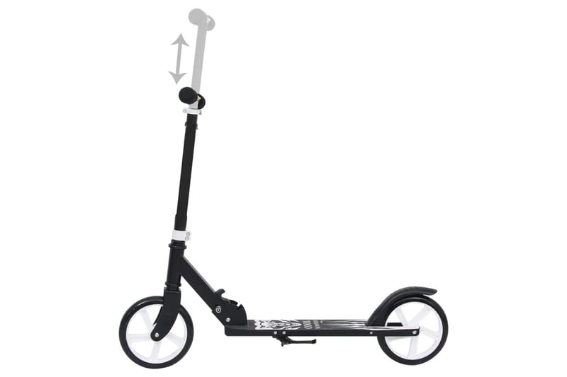 2-hjulet børneløbehjul med justerbart aluminiumsstyr sort - Sort - Sport & fritid - Leg & sport - Legeplads & legeredskaber