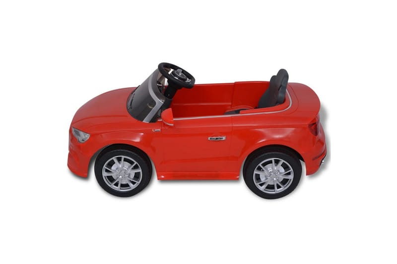 elektrisk ride-on bil med fjernbetjening Audi A3 rød - Sport & fritid - Leg & sport - Legekøretøjer & hobbykøretøjer