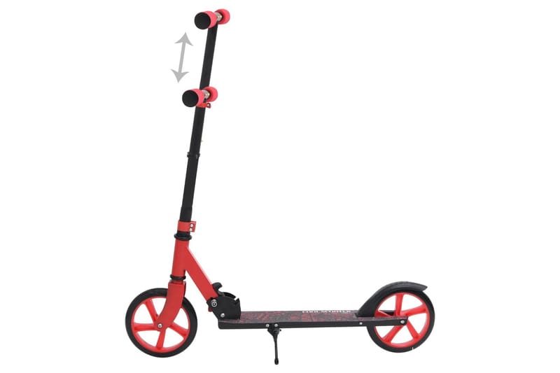 løbehjul til børn 2 hjul med justerbart styr rød - Rød - Sport & fritid - Leg & sport - Legeplads & legeredskaber