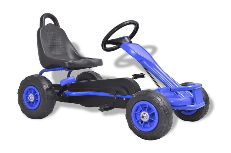 Pedal-Gokart Med Pneumatiske Dæk Blå - Blå - Sport & fritid - Leg & sport - Legekøretøjer & hobbykøretøjer