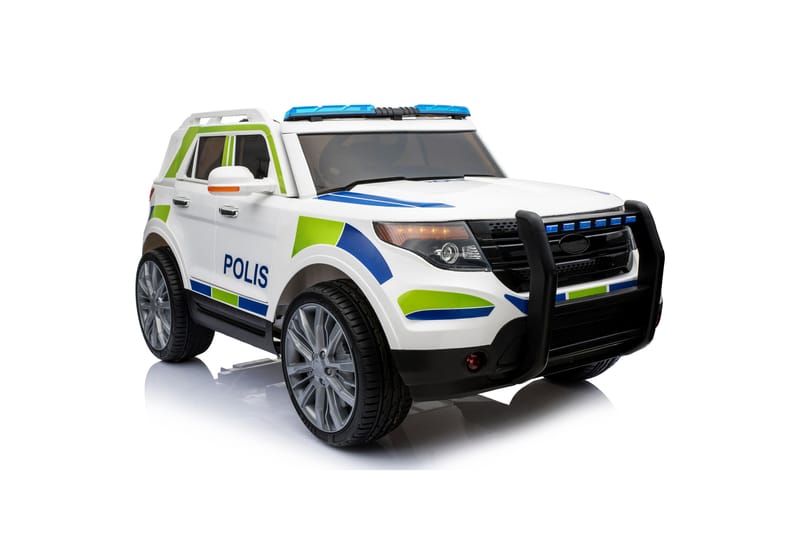 Politibil - Elbil til børn 12V 7Ah 2x35W - Sport & fritid - Leg & sport - Legekøretøjer & hobbykøretøjer - Elbil til børn