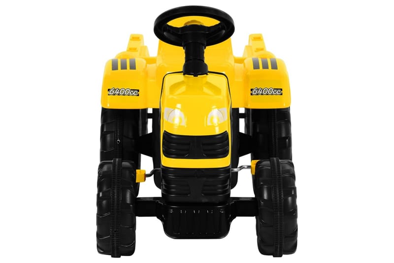 traktor med pedaler og anhænger til børn gul - Gul - Sport & fritid - Leg & sport - Legekøretøjer & hobbykøretøjer - Pedalbil