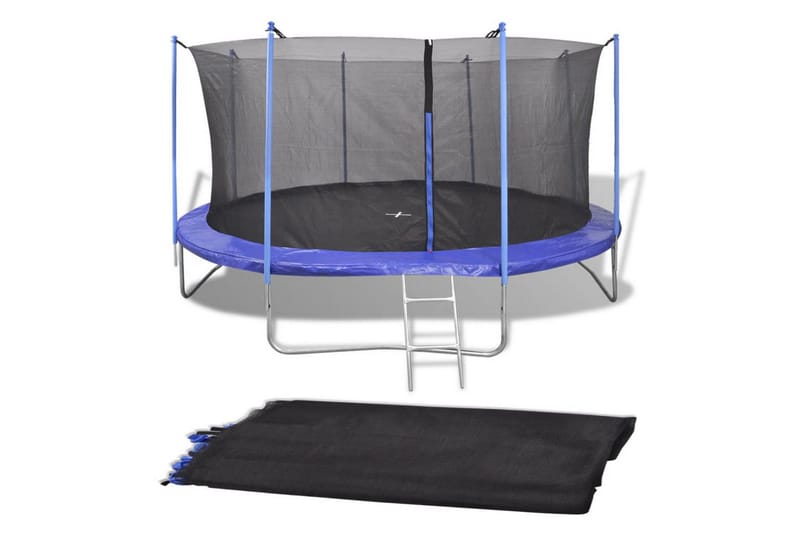 Sikkerhedsnet til 3,96 m rund trampolin - Sort - Sport & fritid - Leg & sport - Legeredskaber & udendørsleg - Trampoliner
