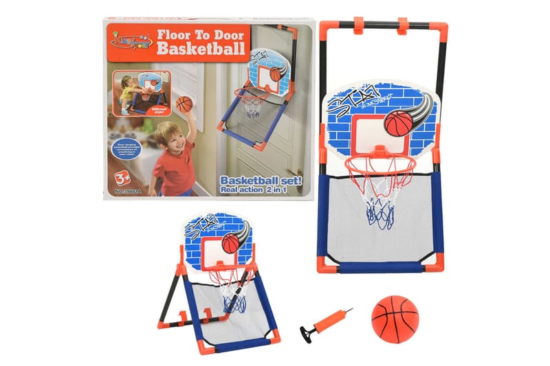 basketballsæt til børn multifunktionelt gulv og væg - Flerfarvet - Sport & fritid - Leg & sport - Sportredskaber & sportsudstyr - Basketudstyr