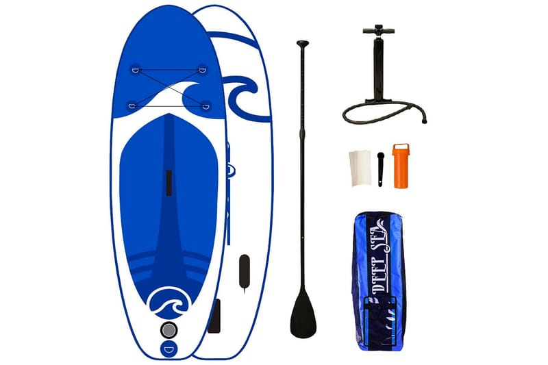 Deep Sea Jr SUP Boardsæt 215 cm - Blå - Sport & fritid - Leg & sport - Vandsport & vandleg - SUP & paddleboard