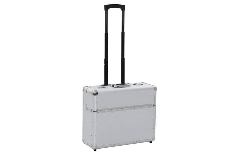 kuffert 54 x 44 x 21 cm sølvfarvet aluminium - Sport & fritid - Rejsetilbehør - Kuffert - Hård kuffert