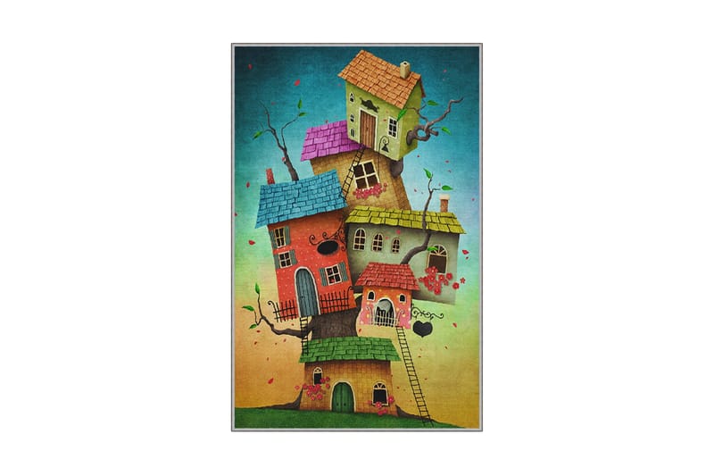 Kayahan Børnetæppe 100x150 cm - Flerfarvet - Tekstiler - Børnetekstiler - Børnetæpper