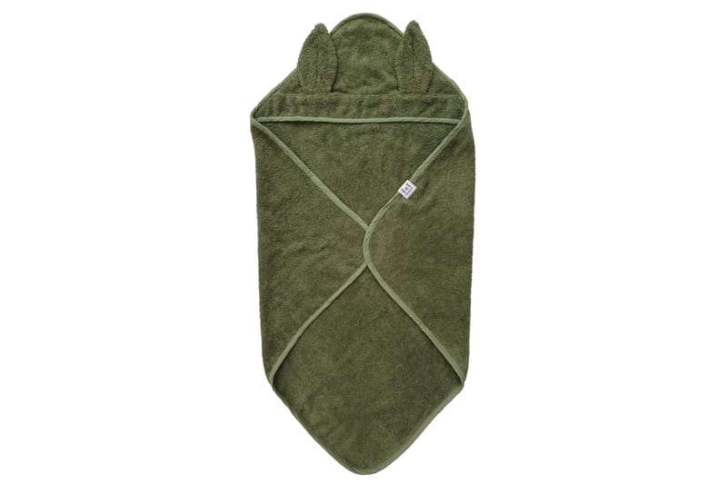 Badekåbe Kanin badehåndklæde Grøn
