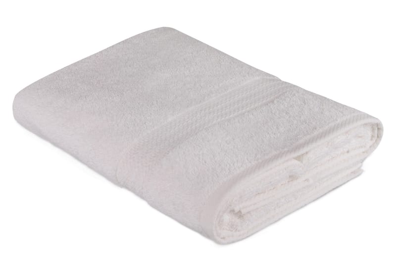Hobby Badehåndklæde 70x140 cm - Hvid - Tekstiler - Badetekstiler - Badehåndklæder - Stort badelagen