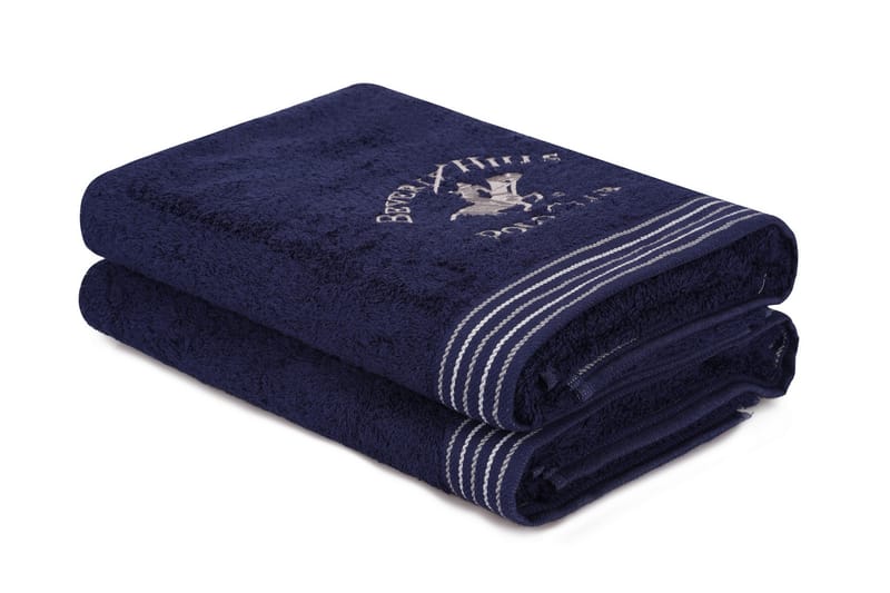 Tarilonte Badehåndklæde 2-pak - Blå - Tekstiler - Badetekstiler - Badehåndklæder
