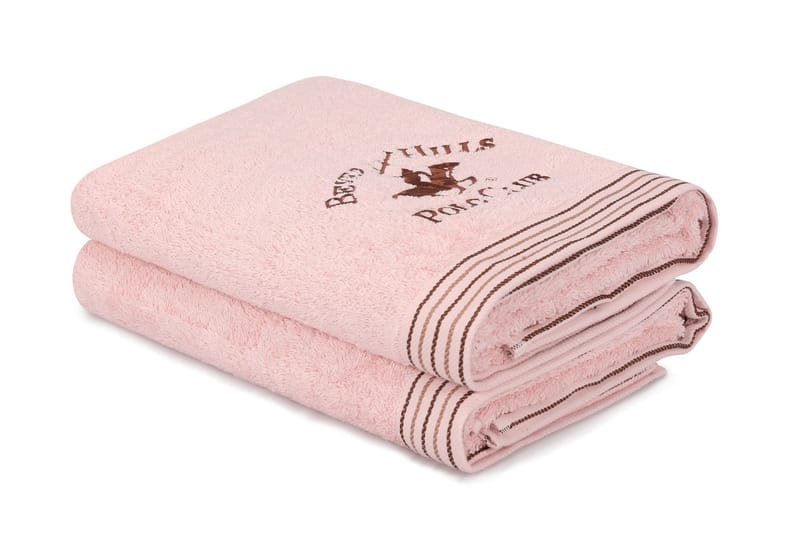 Tarilonte Badehåndklæde 2-pak - Lyserød - Tekstiler - Badetekstiler - Badehåndklæder