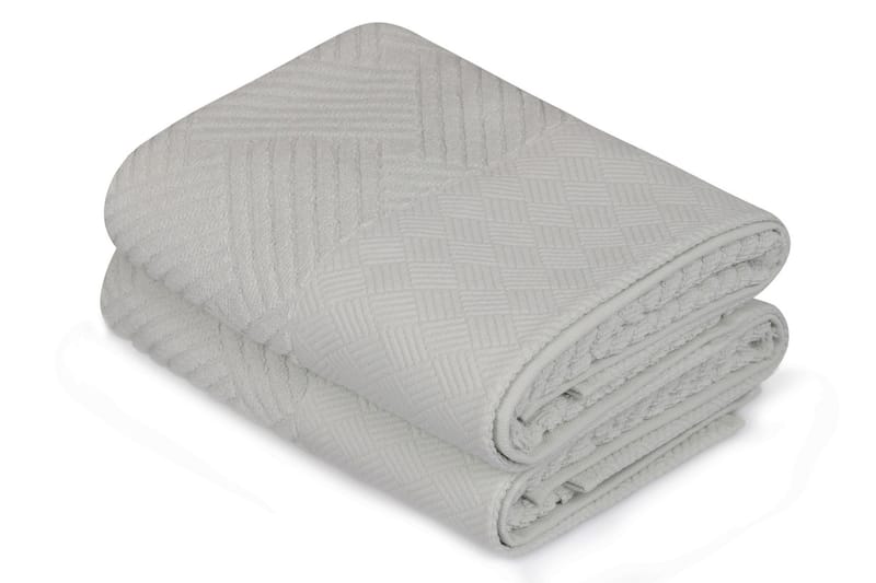 Şaheser Håndklæde 50x90 cm 2-pak - Lyseblå - Tekstiler - Badetekstiler - Håndklæder