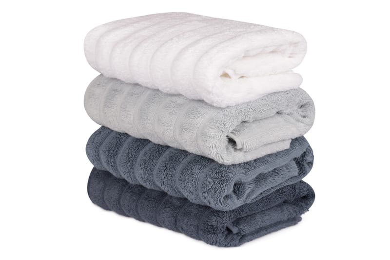 Şaheser Håndklæde 50x90 cm 4-pak - Multifarvet - Tekstiler - Badetekstiler - Håndklæder