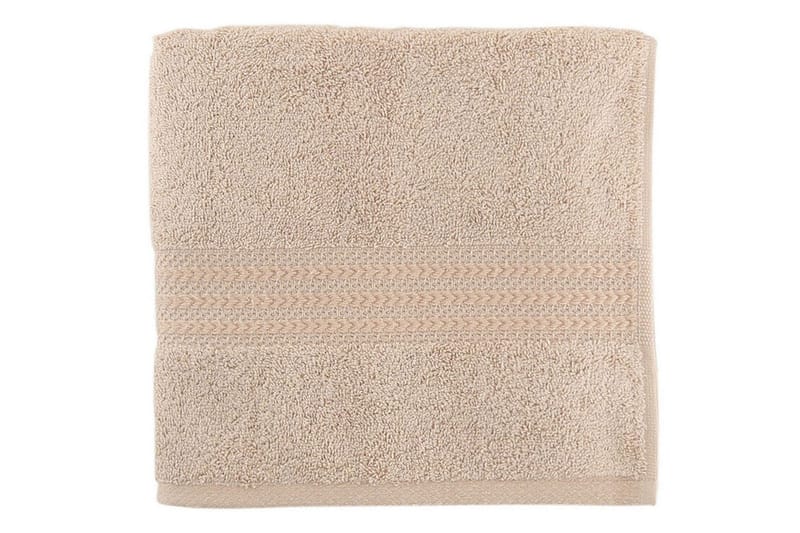 Hobby Håndklæde 30x50 cm - Beige - Tekstiler - Badetekstiler - Håndklæder
