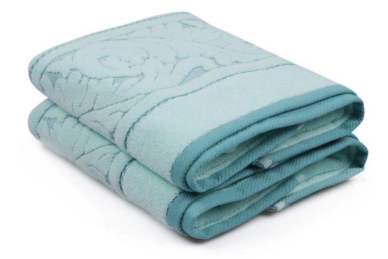 Hobby Håndklæde 50x90 cm 2-pak - Mint - Tekstiler - Badetekstiler - Håndklæder