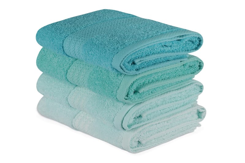 Hobby Håndklæde 50x90 cm 4-pak - Multifarvet - Tekstiler - Badetekstiler - Håndklæder