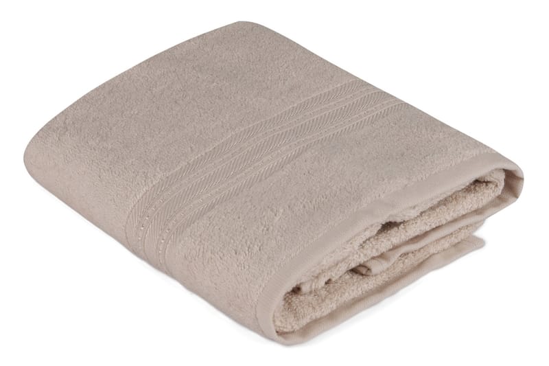 Hobby Håndklæde 50x90 cm - Lysebeige - Tekstiler - Badetekstiler - Håndklæder